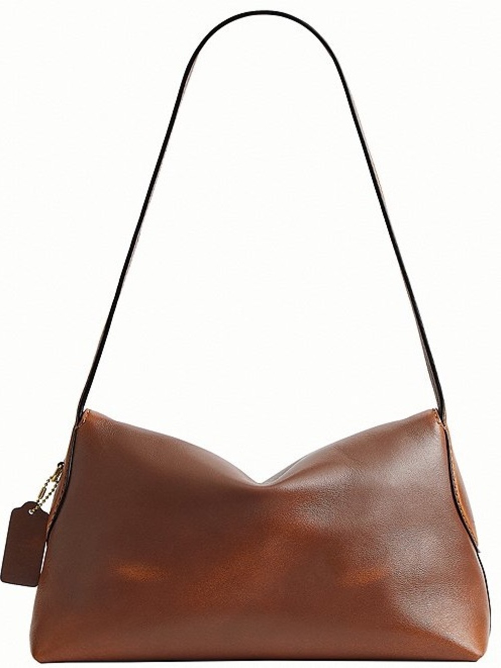 Coach Chelsea 30 Loved Leather Shoulder Bag Brown Pushlock NWT CEN58 - Picture 16 of 16